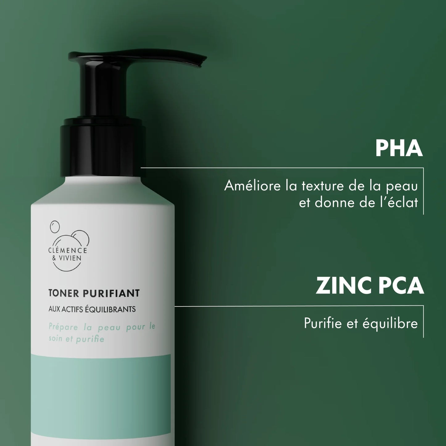 Toner purifiant de la marque Clémence & Vivien