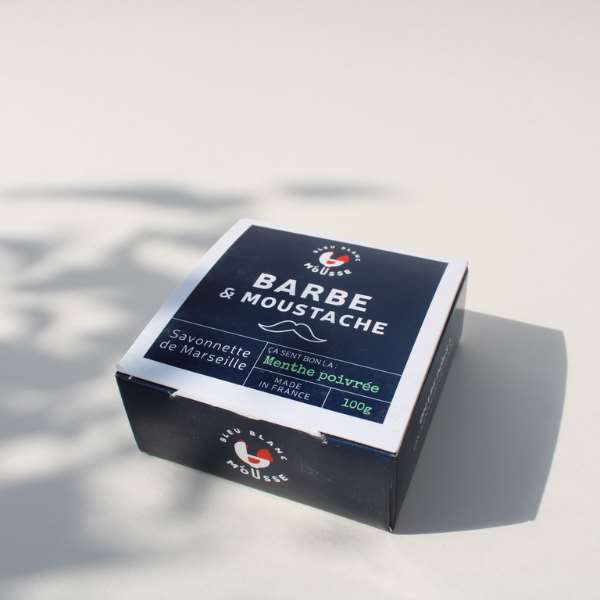 Savon Barbe & Moustache, senteur Menthe Poivrée 